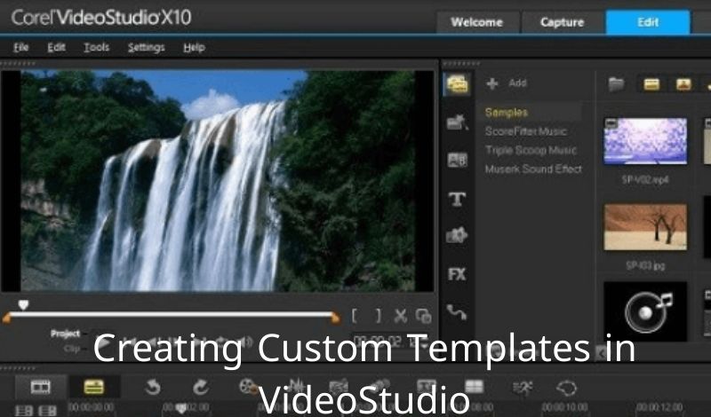 Creating Custom Templates in VideoStudio